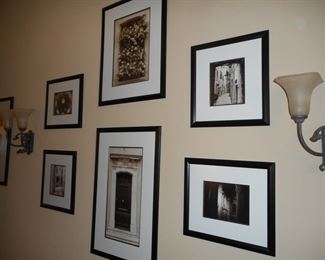 Collection of Framed Architectual Photos