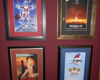 Great Selection of Framed Movie Posters