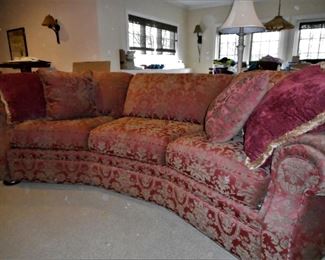 Flexsteel Curved Sofa