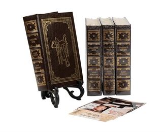 Cast Signed Lonesome Dove, Set of 4 Collectors Edition Books