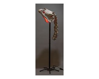 Horse Skull Floor Lamp