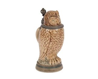 Merkelbach Wick GER Owl Beer Stein