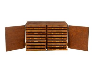 Tabletop Specimen Cabinet from Larry McMurtrys estate