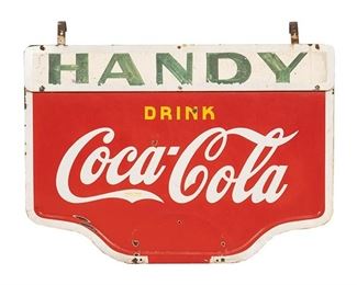Large Coca Cola Handy Andy Advertising Sign