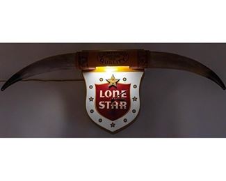 Vintage Lone Star Beer Advertising Clock
