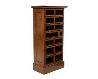 J.D. Warren Manufacturing Co. Display Cabinet