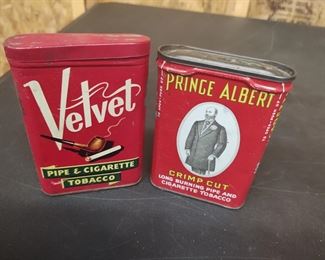 Vintage Tobacco Cans