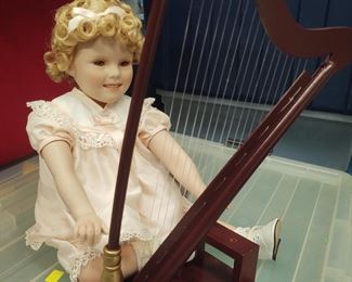 Shirley Temple & Harp