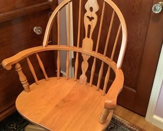 Oak desk chair