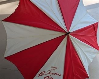 Vintage Lee Trevino & Dr. Pepper Umbrella x2