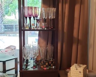 Wine and wine glass rack