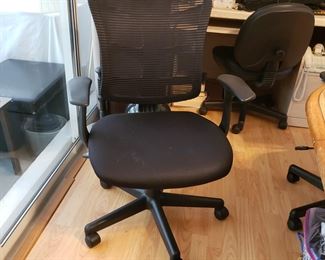 Three very comfortable office chairs like this one