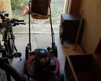 Push mower probably needs maintenance 