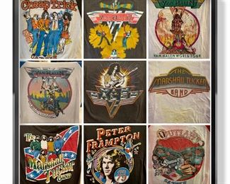 Rock Band Concert Shirts 
Group2 
Available for preview (Not for Sale) with an appointment. 
This Auction begins 8/18. 
Auction Link located in the Description section. 
