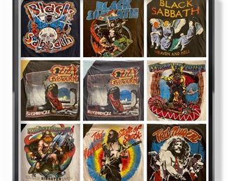 Rock Band Concert Shirts 
Group1 (01-09) 
Available for preview (Not for Sale) with an appointment.
This Auction begins 8/18. 
Auction Link located in the Description section. 