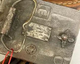 Detail pic, Budweiser belt buckle