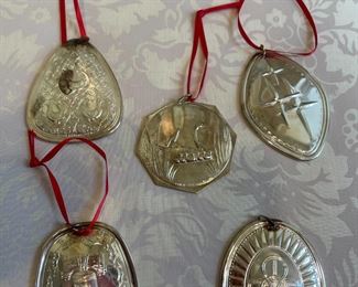 Towle "12 Days of Christmas" Sterling Silver Ornaments.