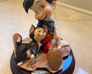Walt Disney's Pinocchio and Figaro