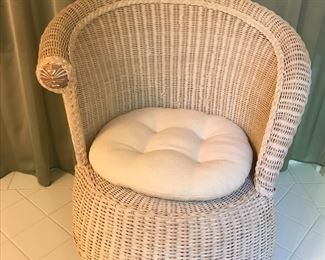 Pier 1 Asymmetrical Wicker Chair.  "Jamaica Collection"