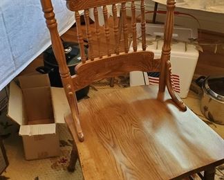 Set of 6 Oak Chairs
