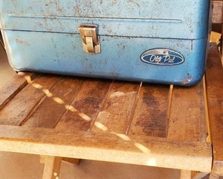 Vintage Old Pal Metal Tackle Box