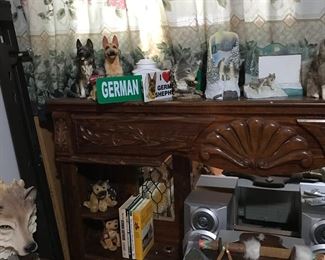 German shepherd statues and other animal related ones too!