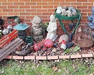 Garden Fun...Animals And Buddha For The Yard