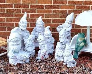 Magical Gnomes And Frogs For The Landscape