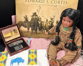 Native American Blanket, Doll, Book, More