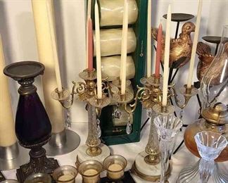 Oil Lamp, Candle SticksHolders And More