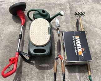 Task Force Weed Eater, Worx Electric Chainsaw, Garden Wagon, More