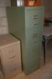fun vintage metal industrial file cabinet.