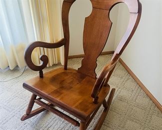 Tell City Chairs Maple Rocking Chair - $70.00