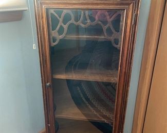 Glass Front Display Cabinet - $60.00