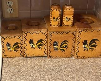 Rooster Canister set - $30.00