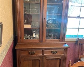 Antique China Cabinet circa 1880 - $225.00
