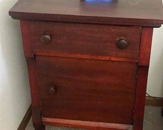 Solid Wood Nightstand - $30.00