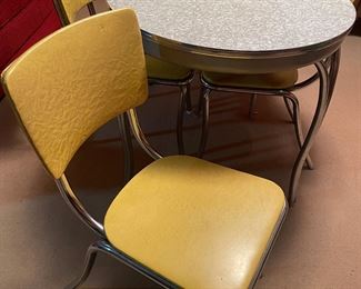 Slight wear/damage to chair vinyl