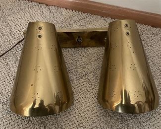 Retro Goldtone Hanging Lamps - $40.00