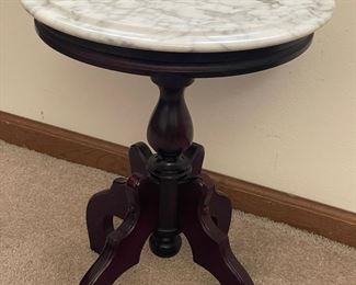 Small Marble Top low  table - $40.00