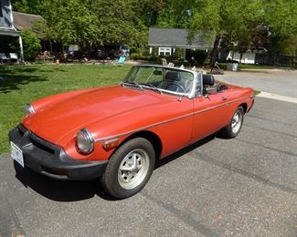 1977 MGB  51,806 miles  (Just a baby)