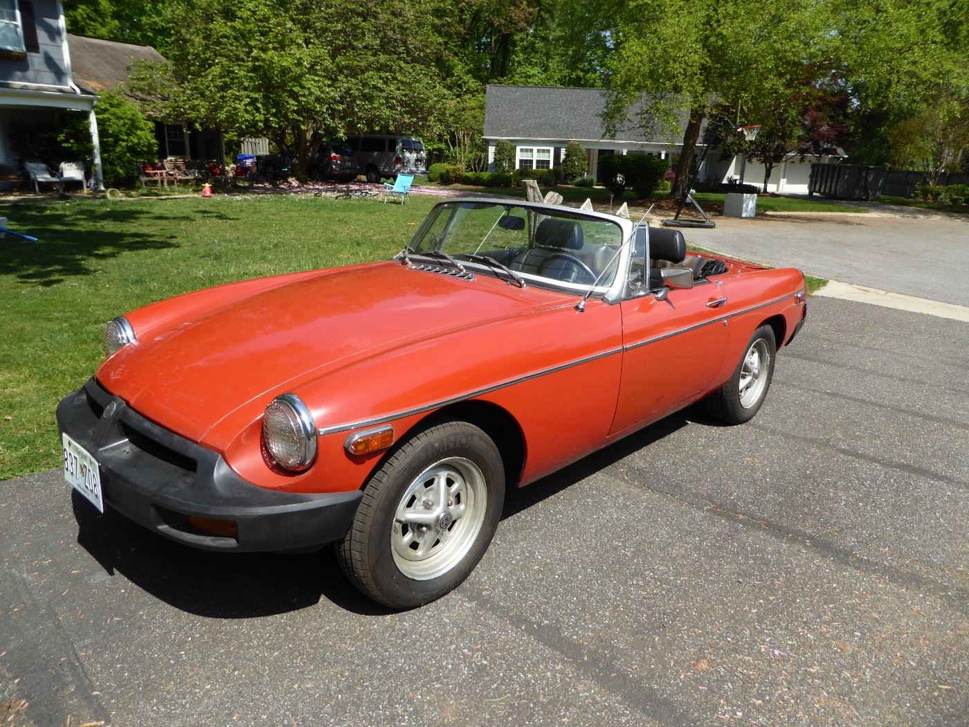 1977 MGB  51,806 miles  (Just a baby)