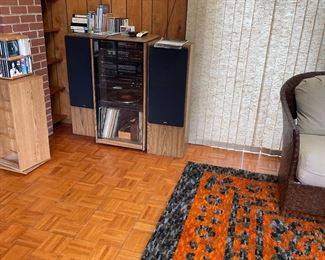 Yamaha stereo system, MCM rug
