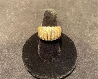 14 kt gold and diamonds