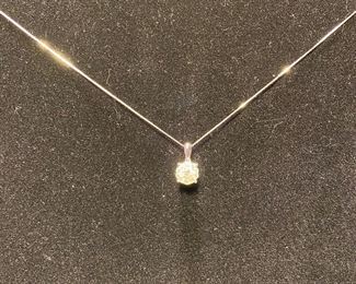 14 kt and huge diamond