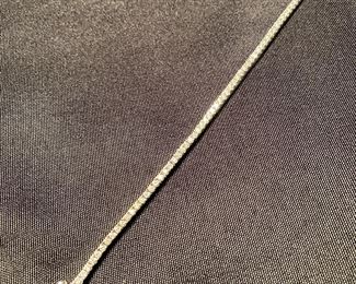 14 karat white gold and diamond 7" bracelet