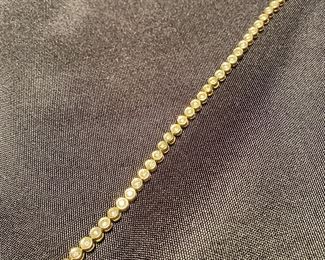 10 kt yellow gold 7" bracelet