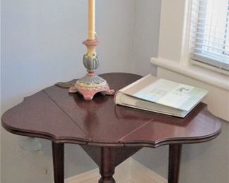 Small Corner Dropleaf Table