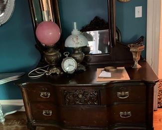 mah 3 pc mirrored dresser