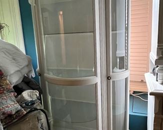 White  cabinet w/light